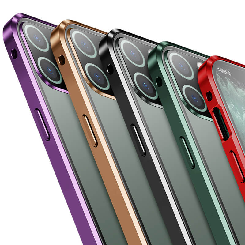 iPhone tempered glass case