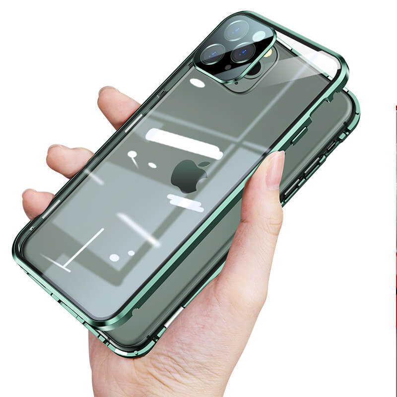 iPhone tempered glass case