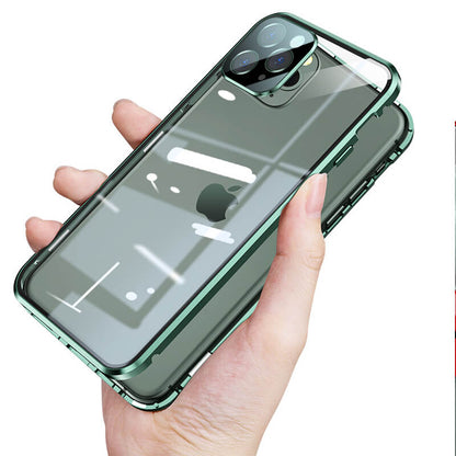 iPhone tempered glass case
