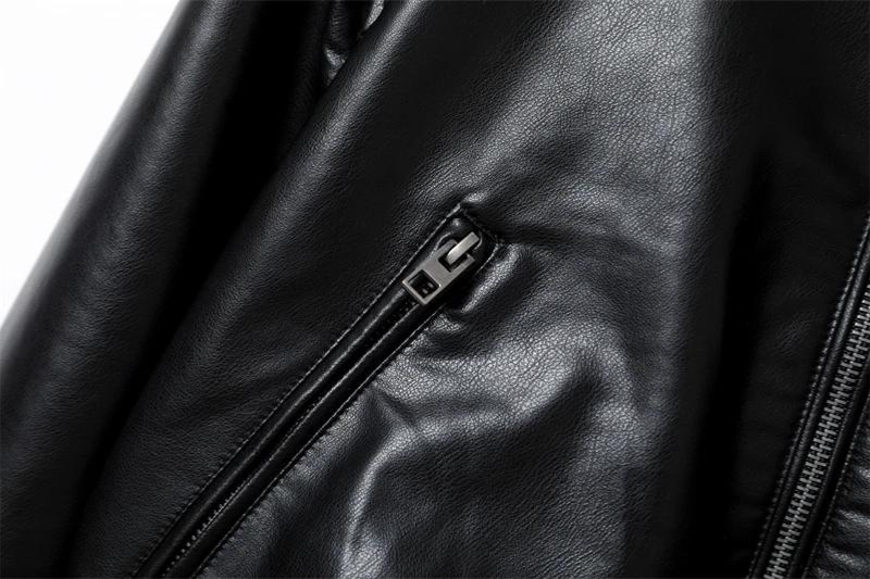 Women's zip-up motorbike jacket