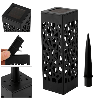 Solar-powered Vintage Garden Lamp