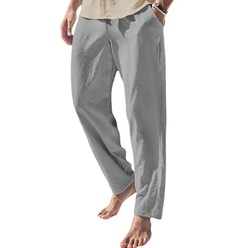 Men's trousers cotton linen Style
