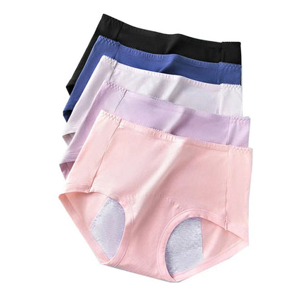 5 Pieces High-waist leak-proof menstrual panties