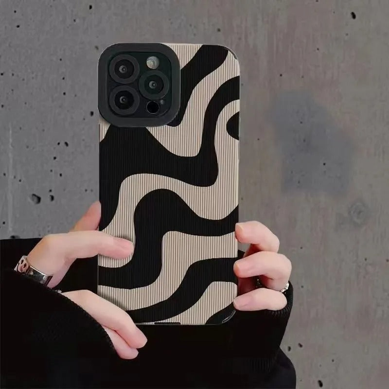 Zebra Pattern Phone Case For iPhone