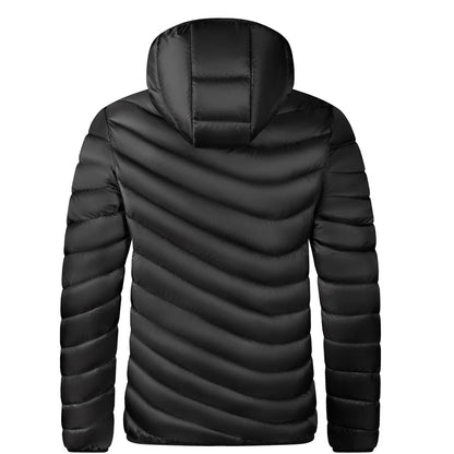Lightweight cotton quilted jacket for men