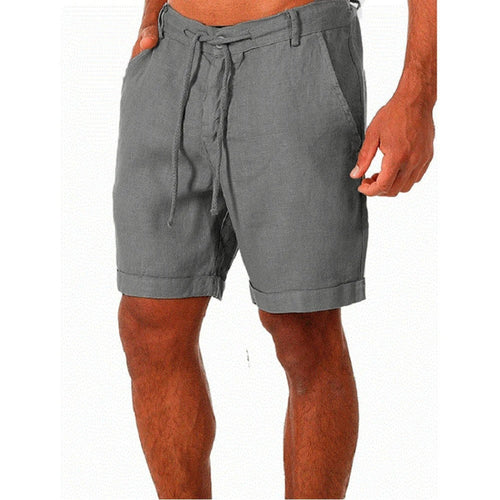 Men's Cotton Linen Style Shorts