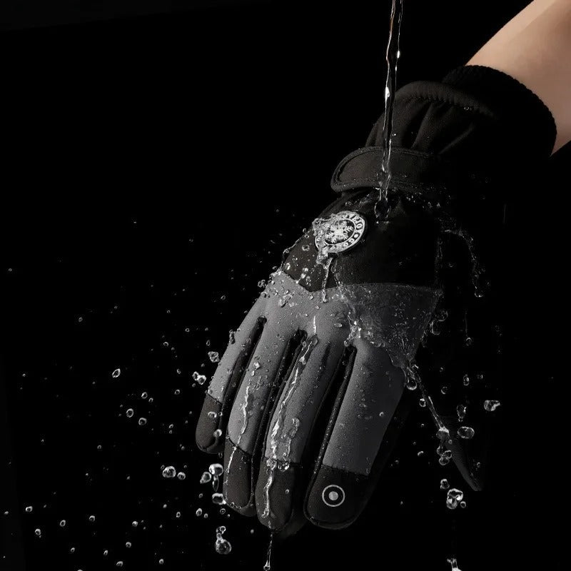 Waterproof thermal snow gloves for women
