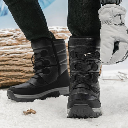 Men's High Top Winter Plush Boots