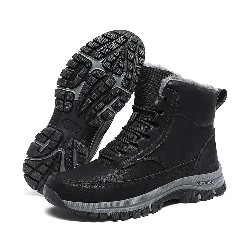 Men's Winter Snow Boots with Fur