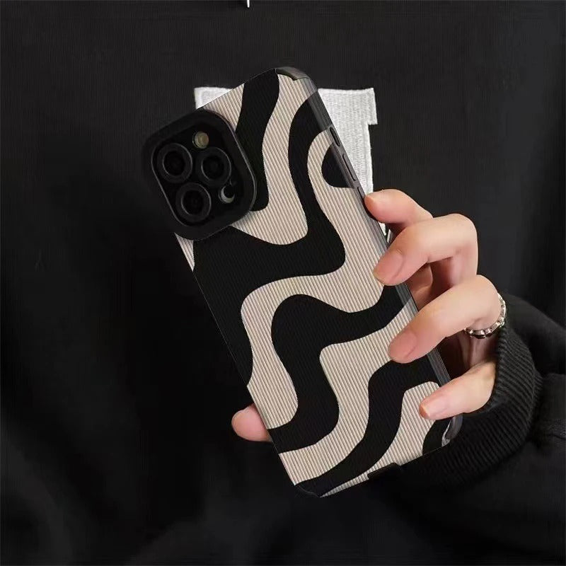 Zebra Pattern Phone Case For iPhone