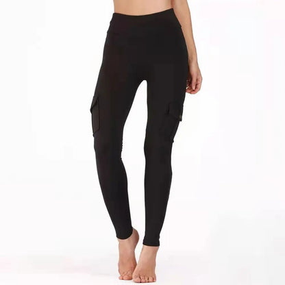 Women's high-waisted fitness trousers