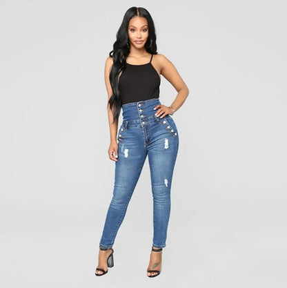 Women's denim trousers