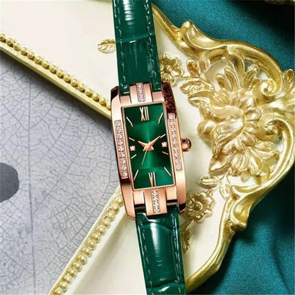 Elegant Luxury Square Ladies' Watch