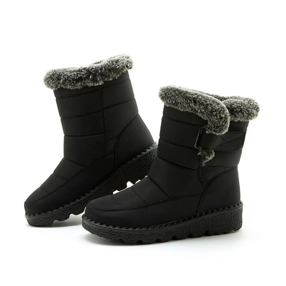 Women's Warm Cotton Fur Ankle Boots