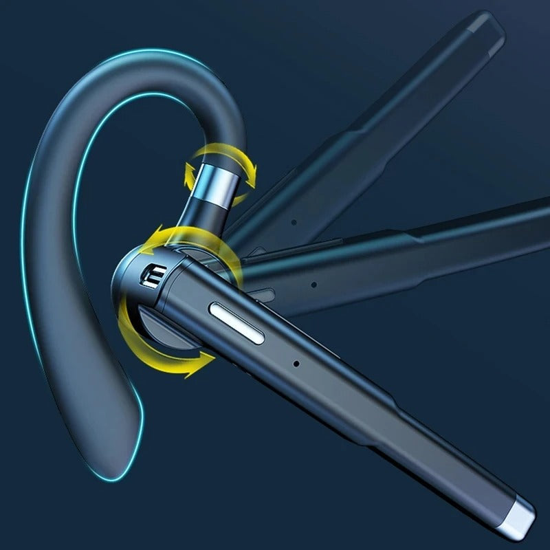 Digital display noice cancellation - waterproof sports earphones