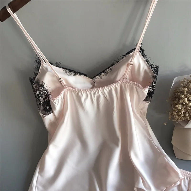 Women's V-neck nightwear set