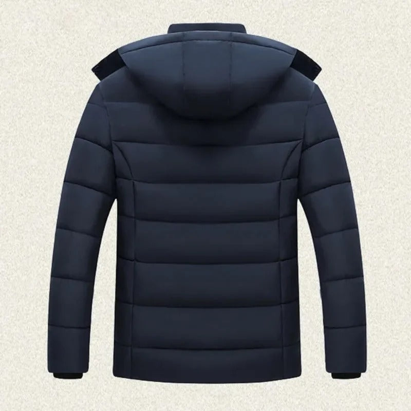 Men's thermal hooded winter jacket