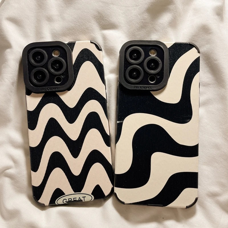 Zebra Pattern Phone Case For iPhone