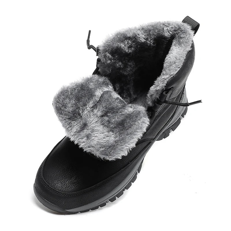 Men's Winter Snow Boots with Fur