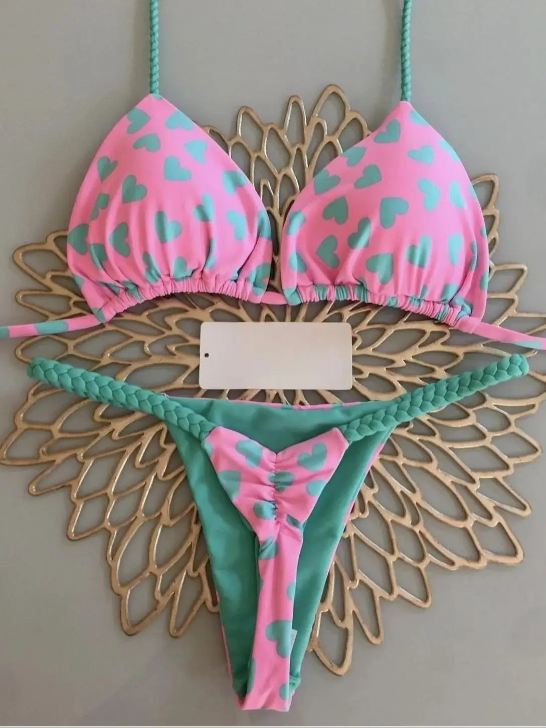 Women's high-waisted bikini set