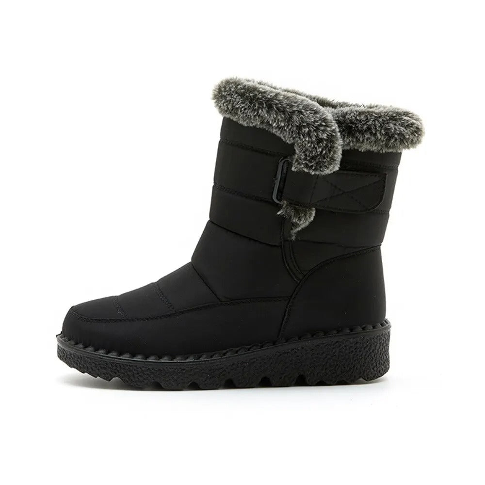 Women's Warm Cotton Fur Ankle Boots