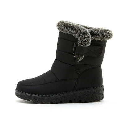 Women's Warm Cotton Fur Ankle Boots