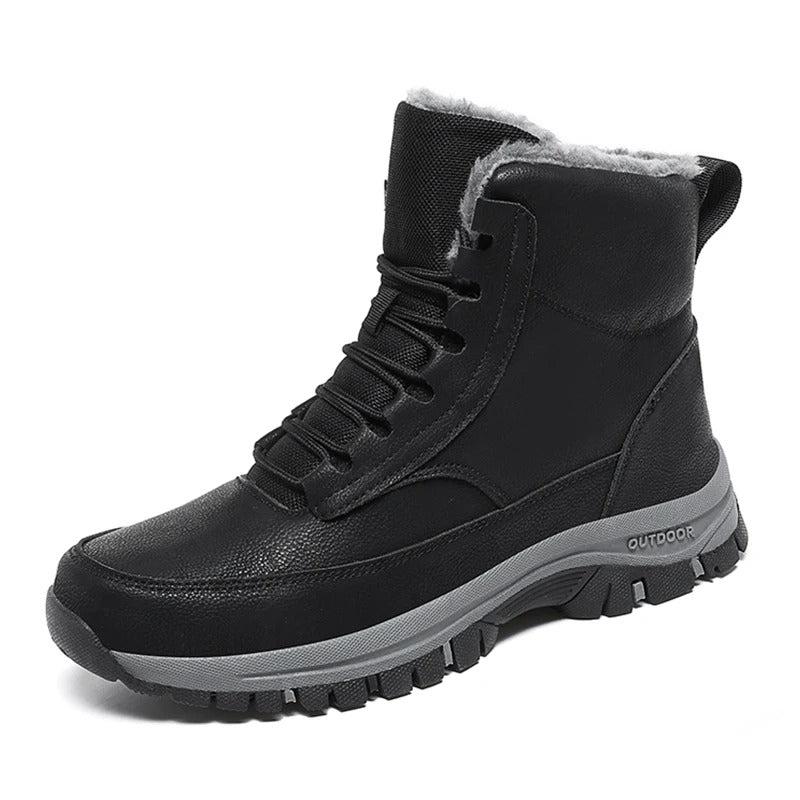 Men's Winter Snow Boots with Fur