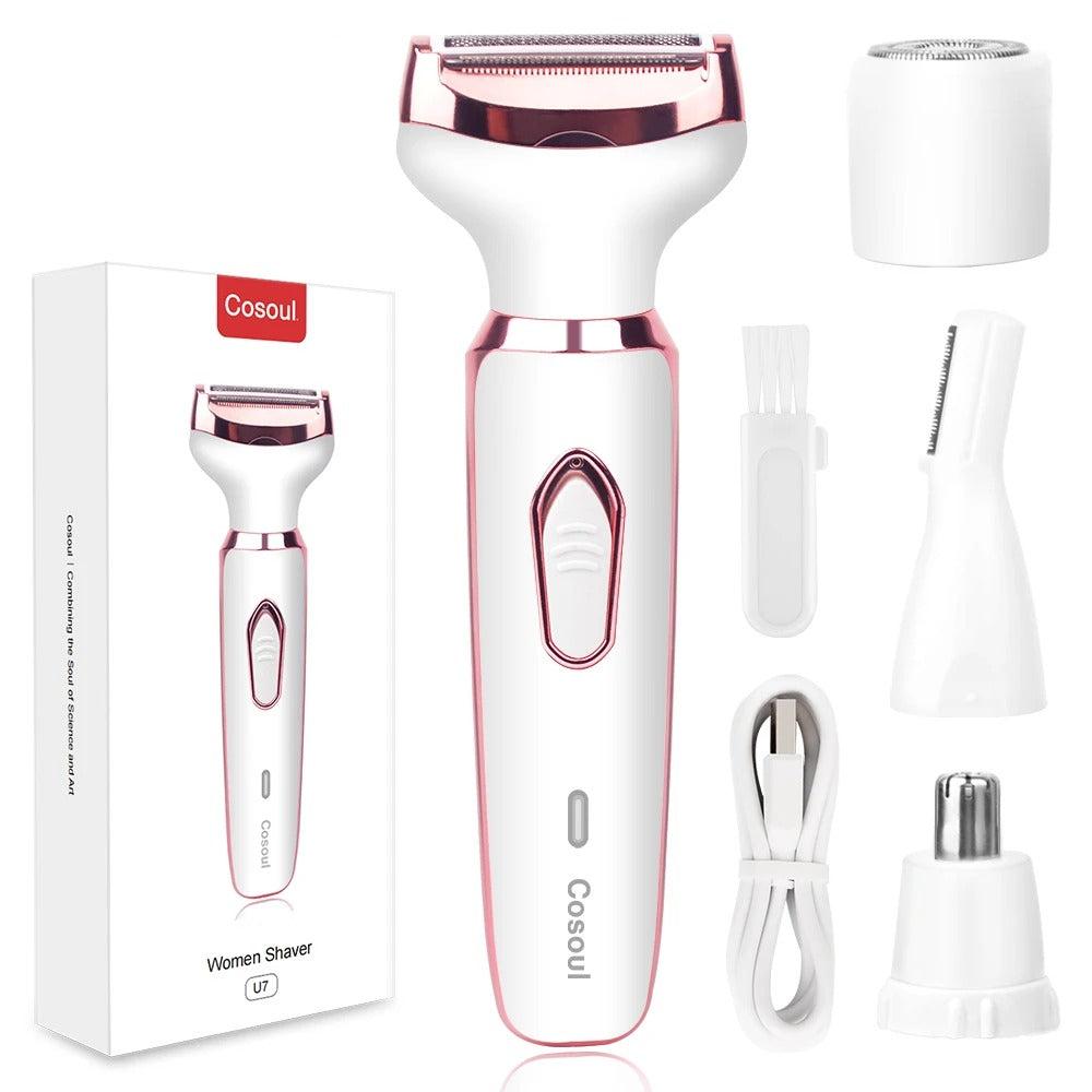 4-in-1 electric shaver for women