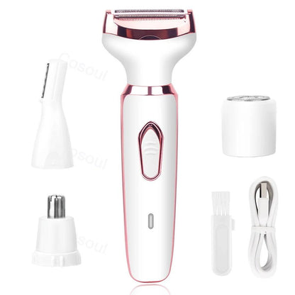 4-in-1 electric shaver for women