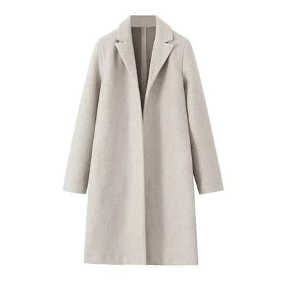 Classic straight women's coat
