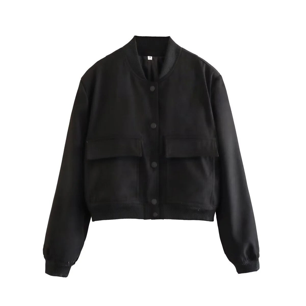 Cropped bomber jacket for women
