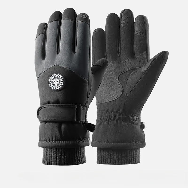 Waterproof thermal snow gloves for women