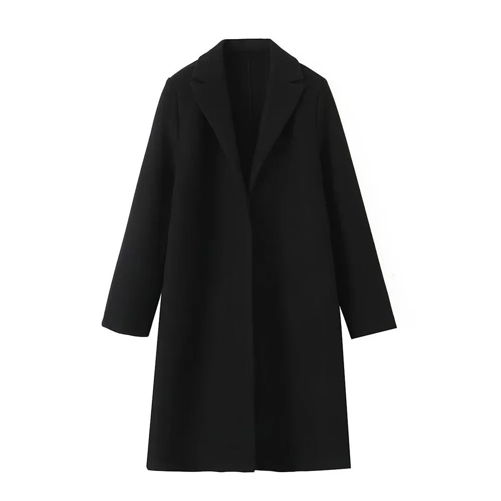 Classic straight women's coat
