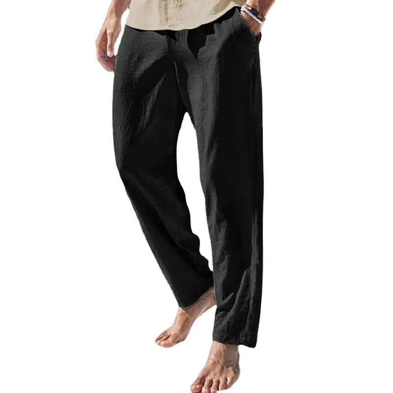 Men's trousers cotton linen Style