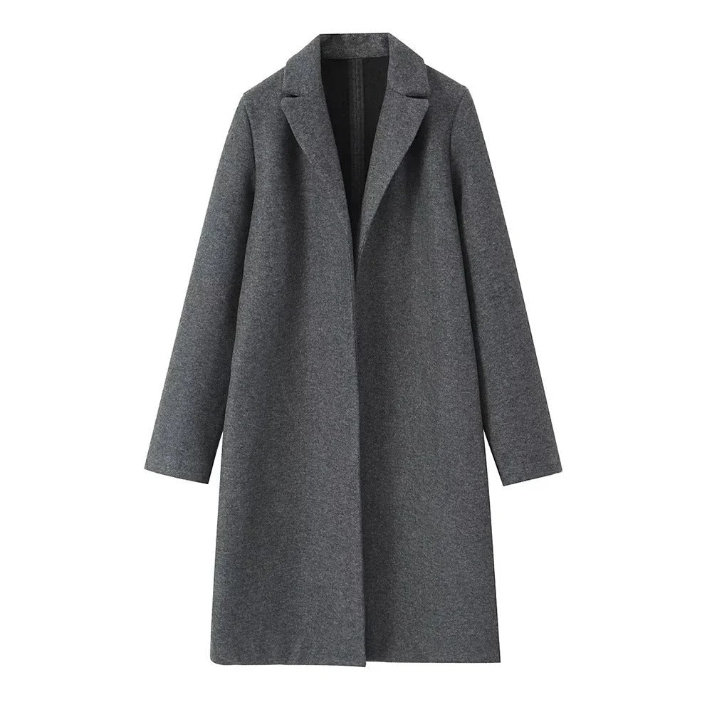 Classic straight women's coat
