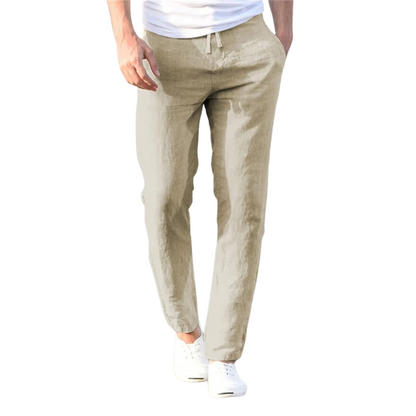 Men's trousers cotton linen Style