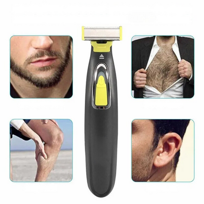 Portable electric shaver for the whole body