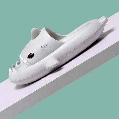 Baby en kinder slippers met haai