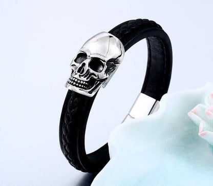 Stalen Punk Schedel Armband