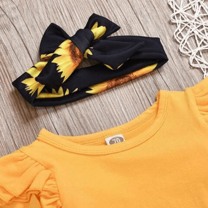 Baby zonnebloemen set