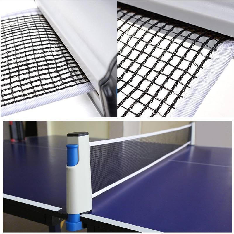 Retractable table tennis net