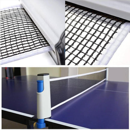 Retractable table tennis net
