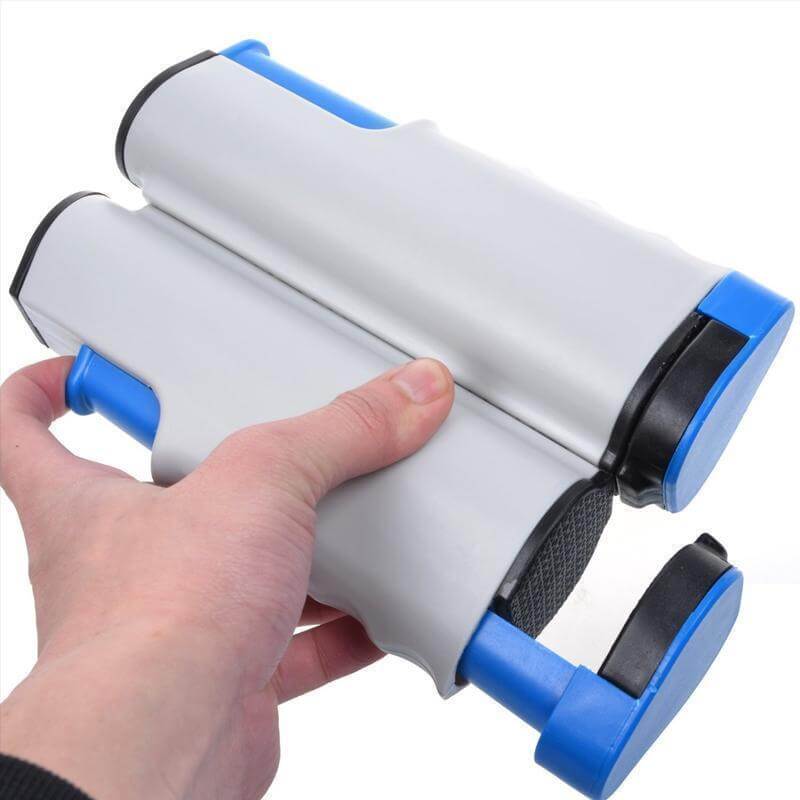 Retractable table tennis net