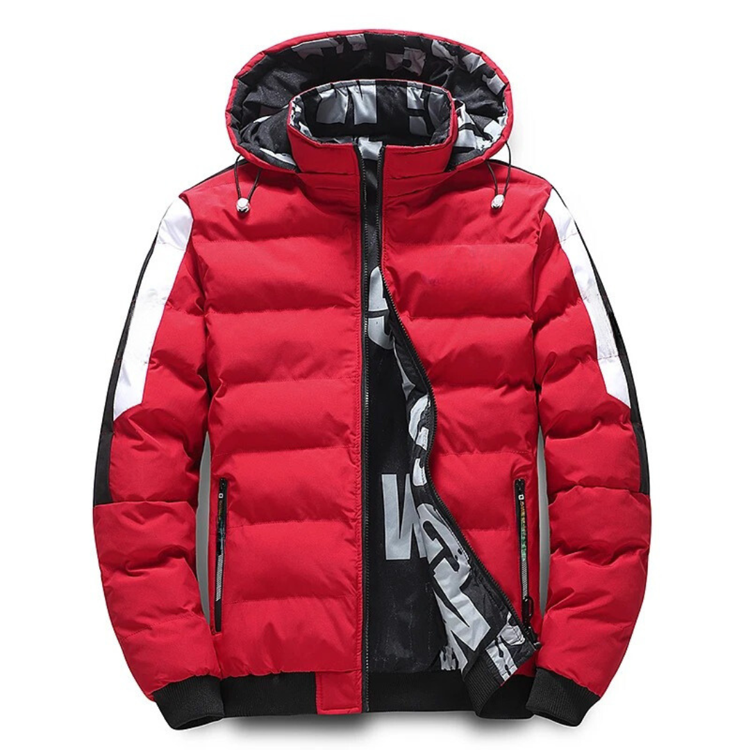 Reversible winter jacket for men