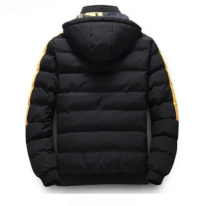 Reversible winter jacket for men