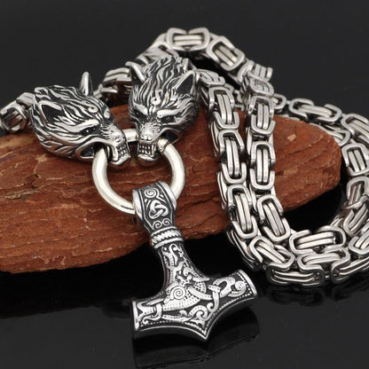 Thor Hammer Pendant Necklace