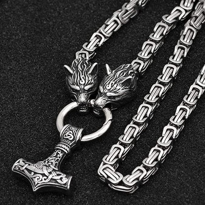 Thor Hammer Pendant Necklace