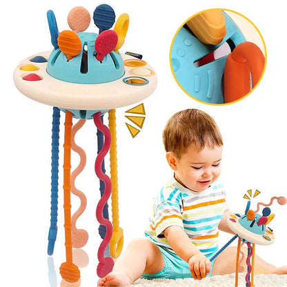 UFO Siliconen Trekspeelgoed