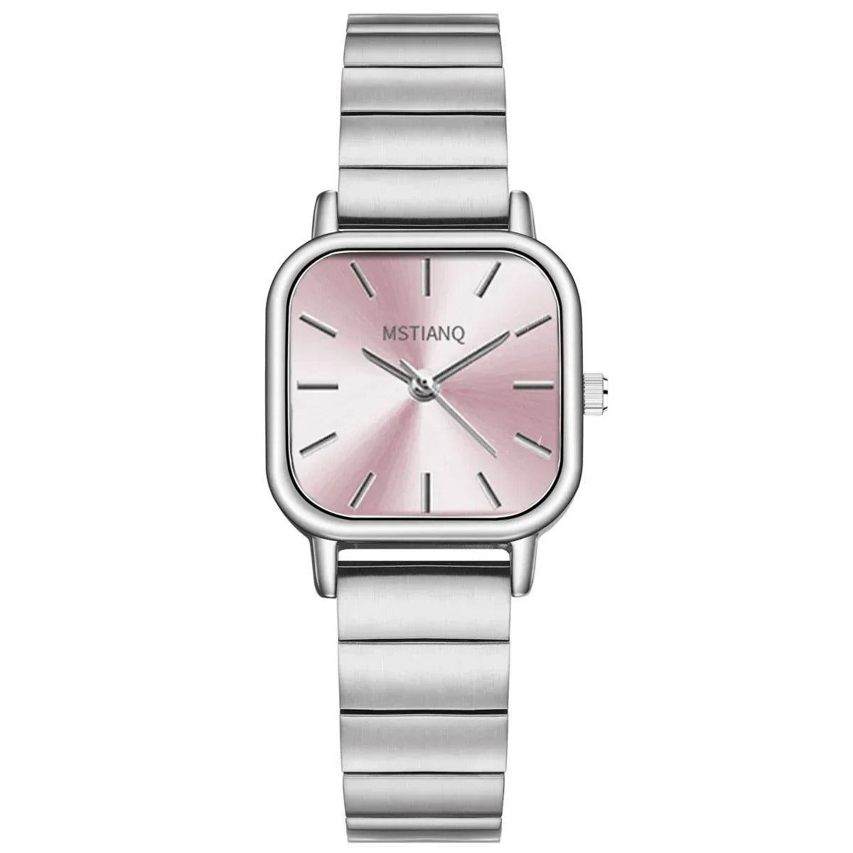 Luxury ladies' watch with steel strap