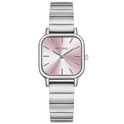 Luxury ladies' watch with steel strap